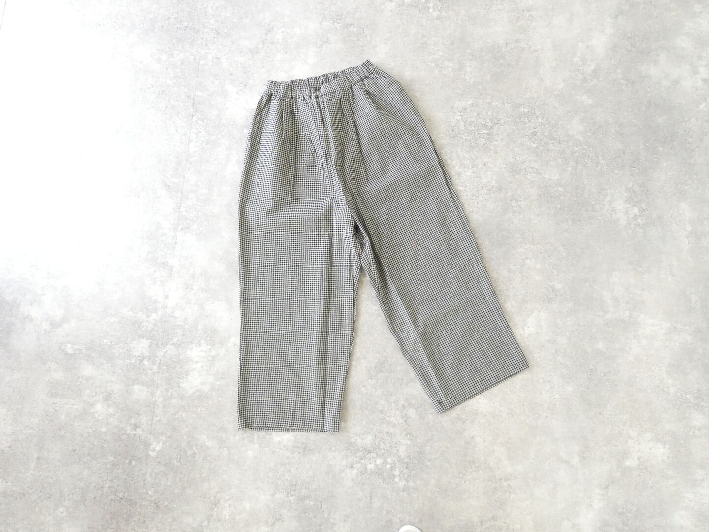 setten(セッテン) 先染めギンガムツータックイージーパンツの商品画像10