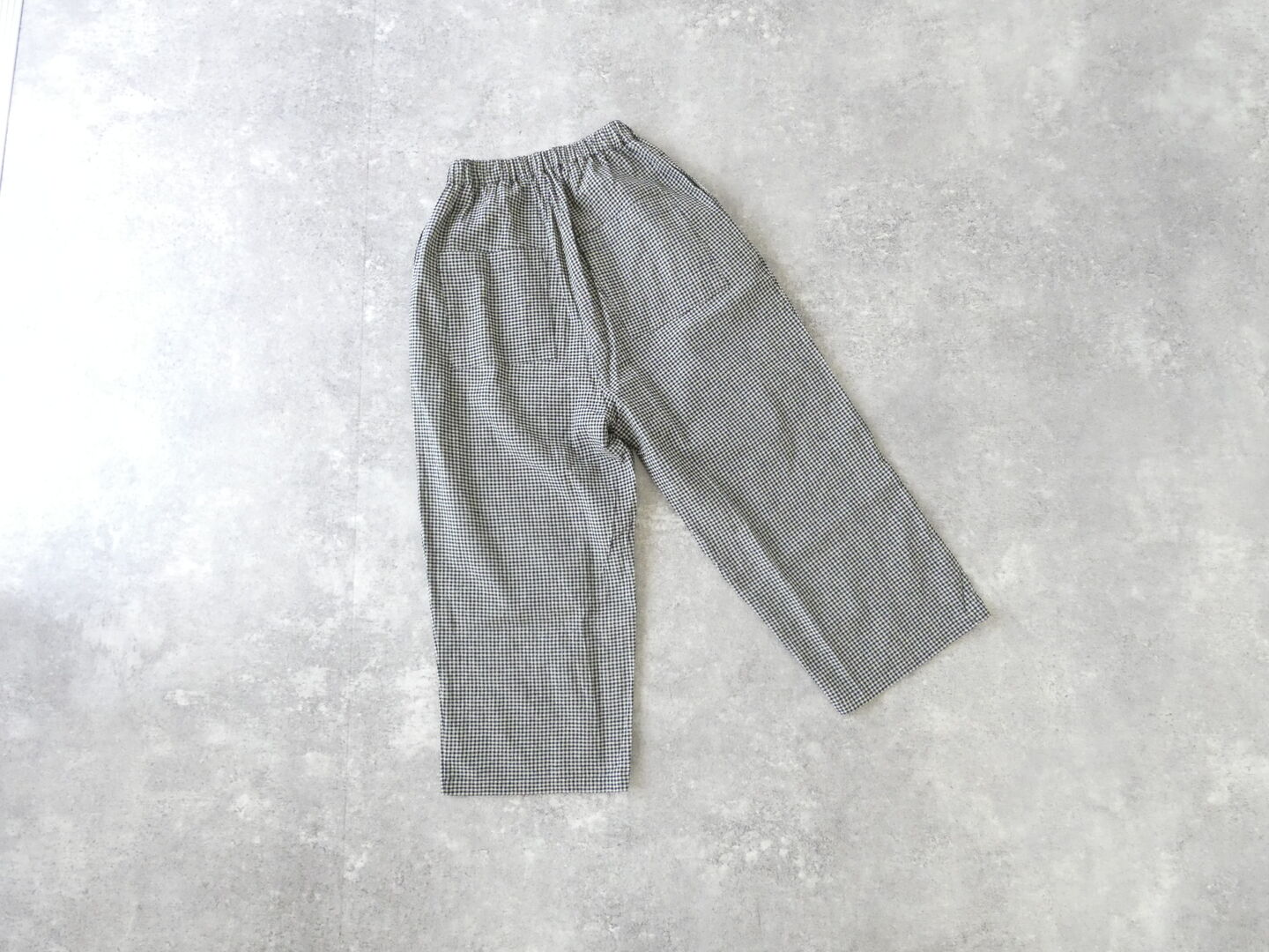 setten(セッテン) 先染めギンガムツータックイージーパンツの商品画像12