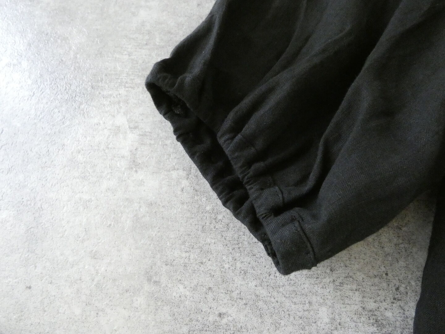 SSC 60リネンゴム通し衿ギャザーフレア6分袖ブラウスの商品画像32