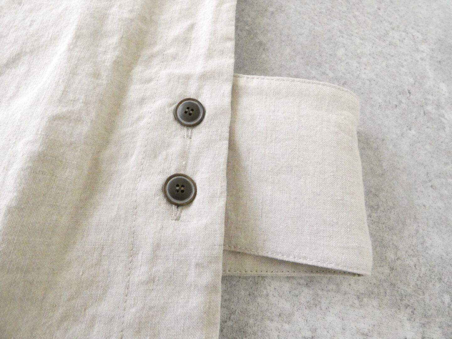 tumugu(ツムグ) リネンキャンバスアシンメトリーベストの商品画像31