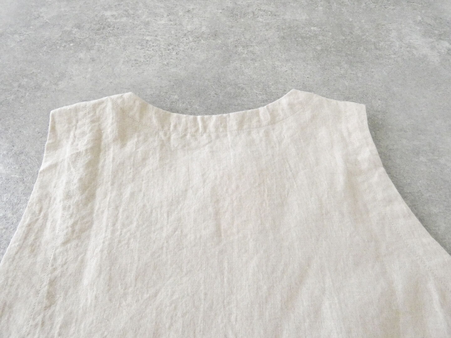 tumugu(ツムグ) リネンキャンバスアシンメトリーベストの商品画像34