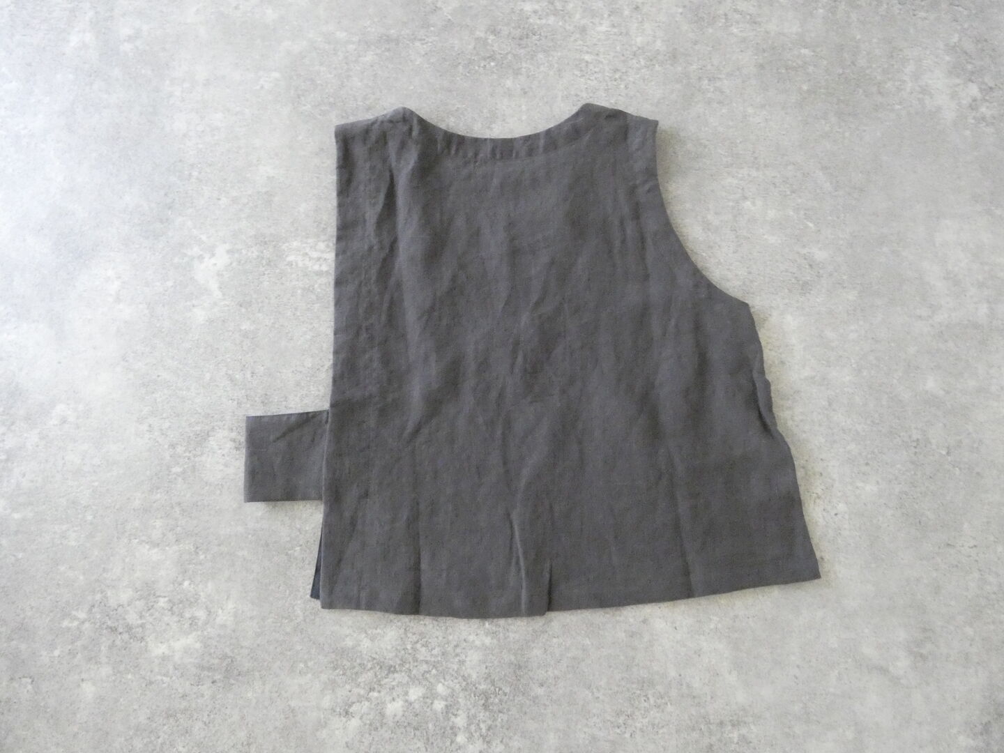 tumugu(ツムグ) リネンキャンバスアシンメトリーベストの商品画像43