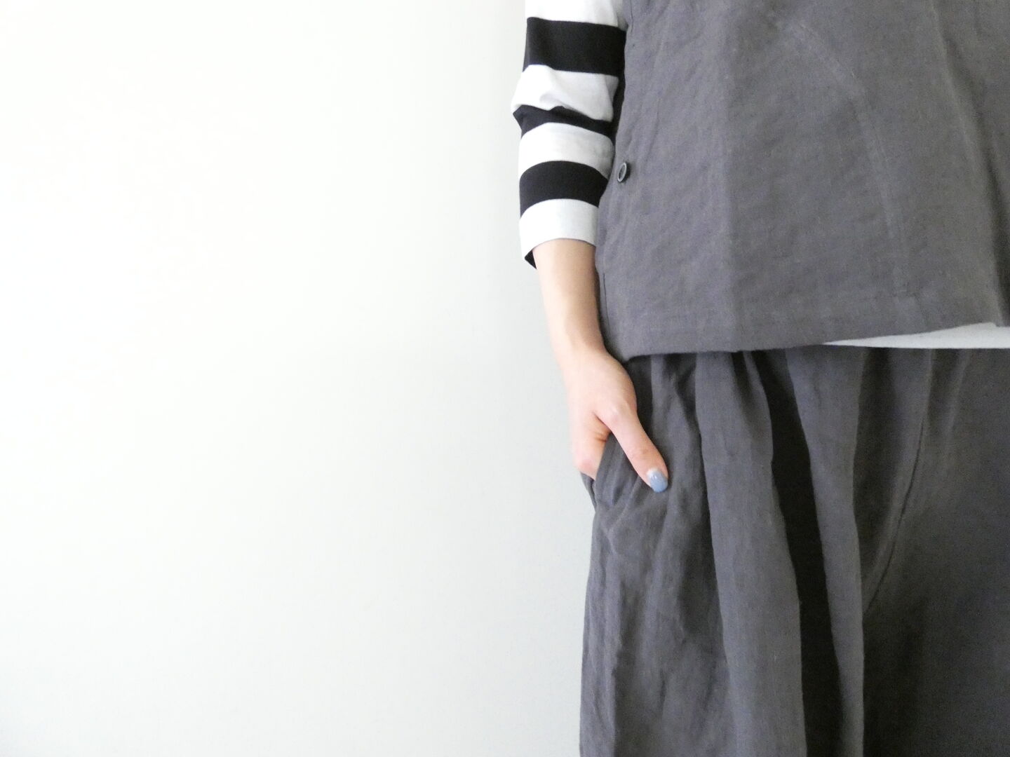 tumugu(ツムグ) リネンキャンバスパンツの商品画像5