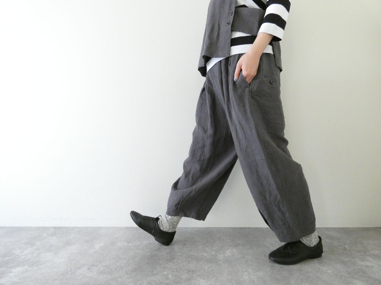 tumugu(ツムグ) リネンキャンバスパンツの商品画像8