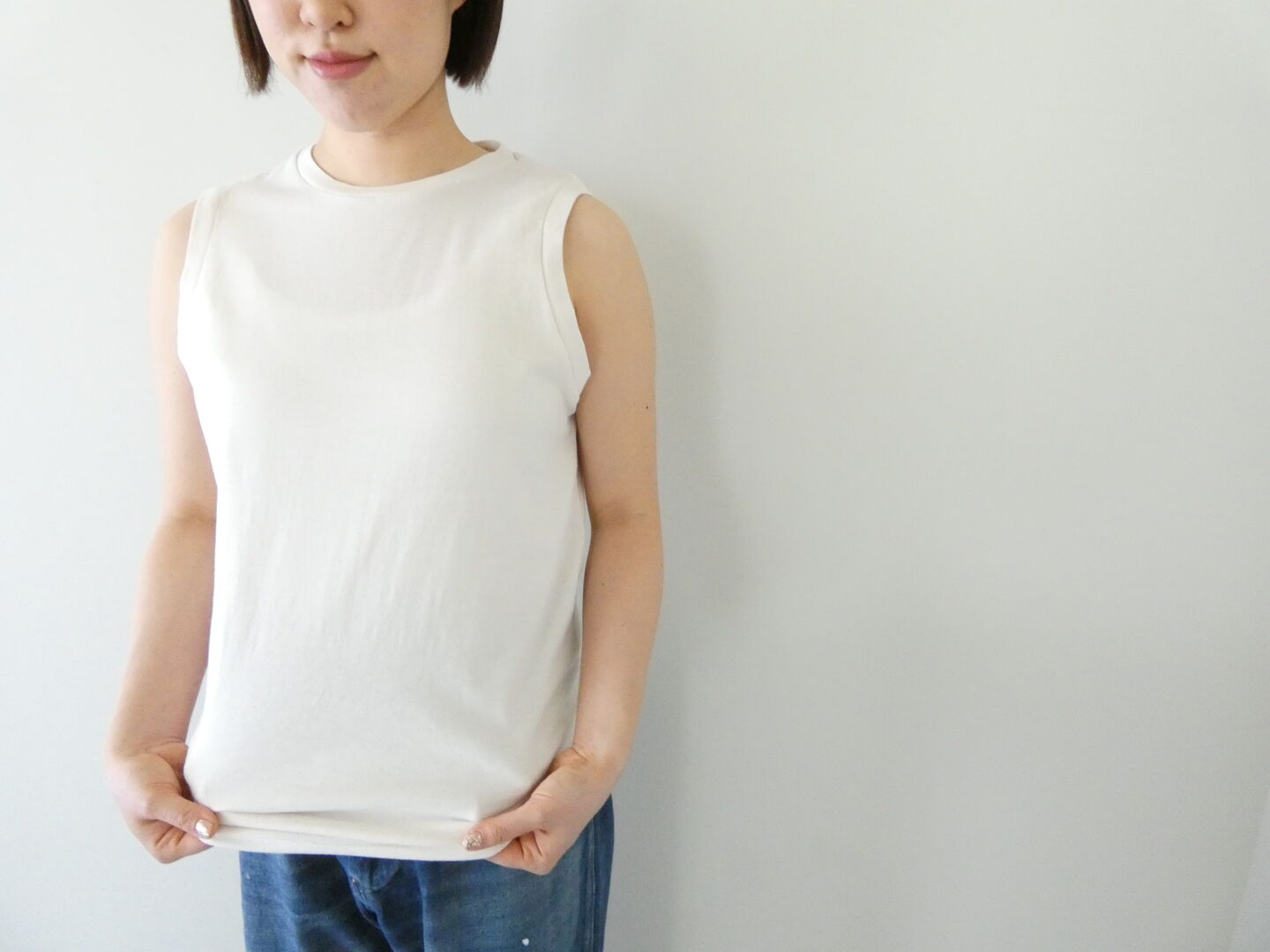 Veritecoeur(ヴェリテクール) Pigment dyeling ピグメントダイタンクトップの商品画像1