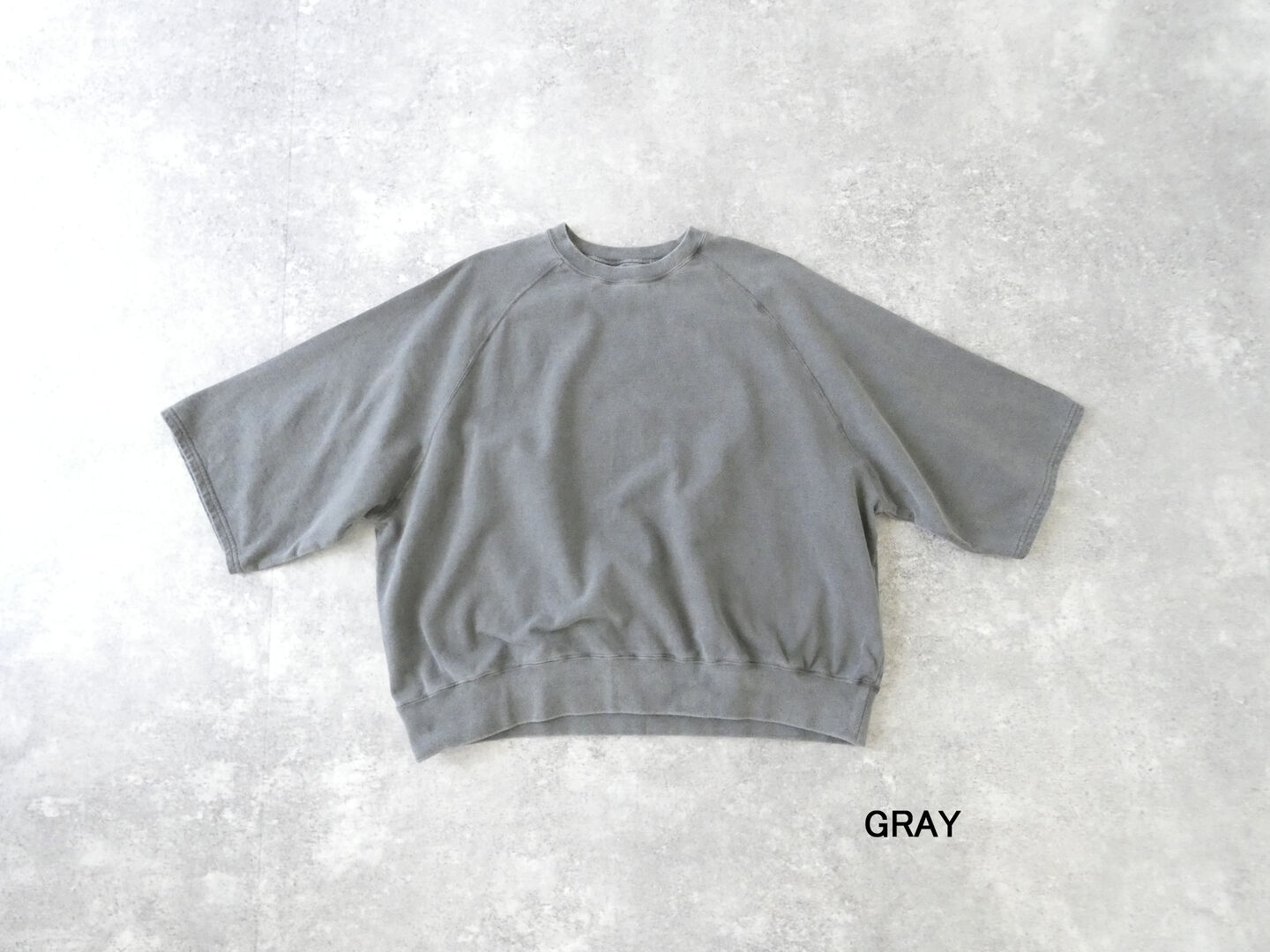 Veritecoeur(ヴェリテクール) Pigment dyeing ピグメントダイミニ裏毛プルオーバーの商品画像11