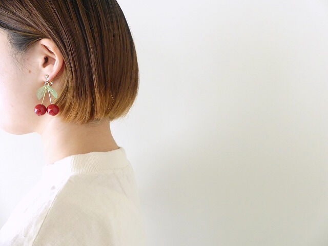 Dot and Stripes　CHILD　WOMAN(ドットアンドストライプスチャイルドウーマン) チェリーモチーフイヤリングの商品画像5