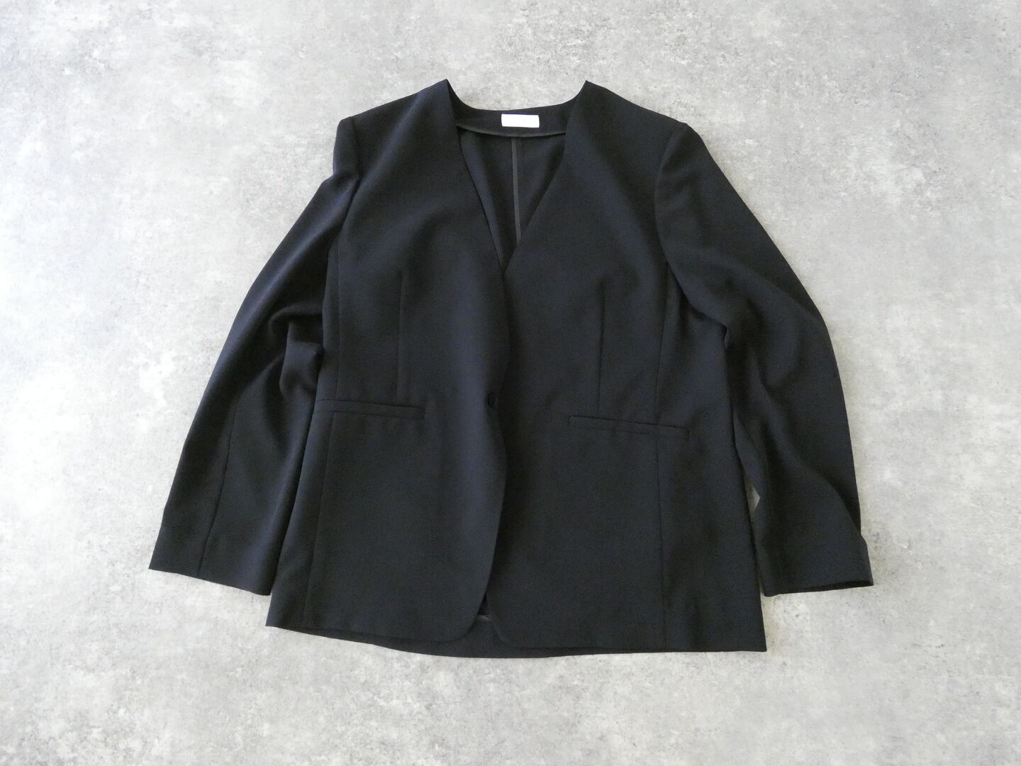Ballsey(ボールジィ) サブレジョーゼットVカラー1ボタンジャケットの商品画像2