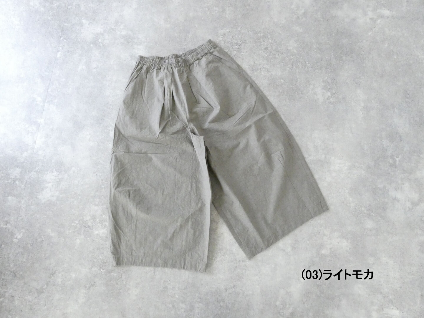 Hands of creation(ハンズオブクリエイション) コットンリネンタイプライターfanage2タックキュロットパンツの商品画像11
