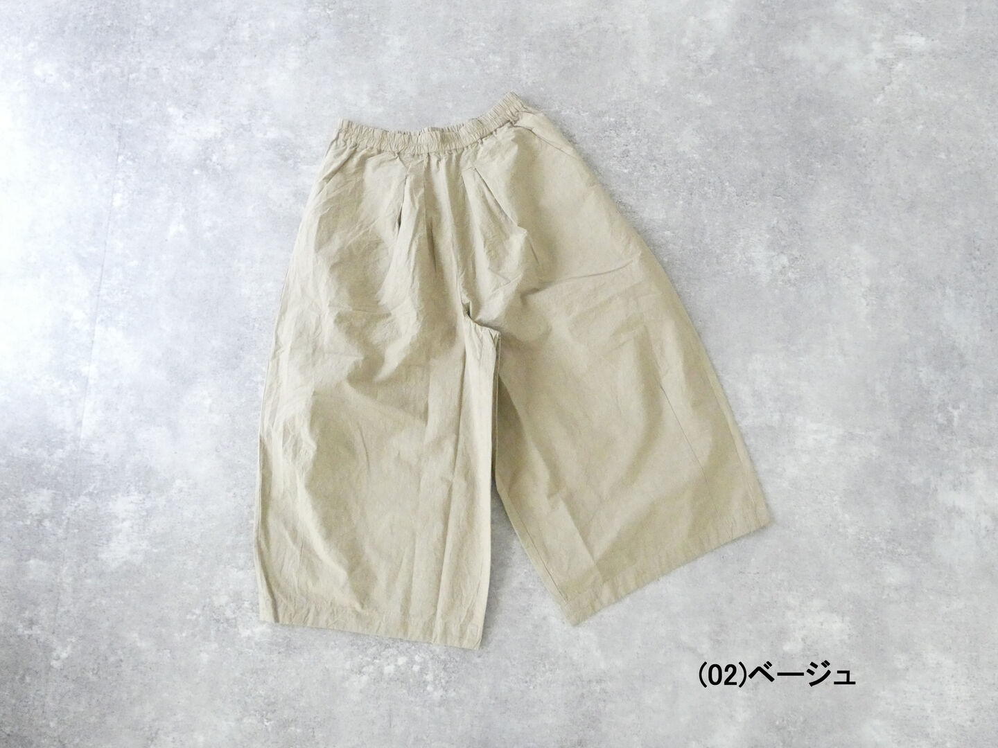 Hands of creation(ハンズオブクリエイション) コットンリネンタイプライターfanage2タックキュロットパンツの商品画像28