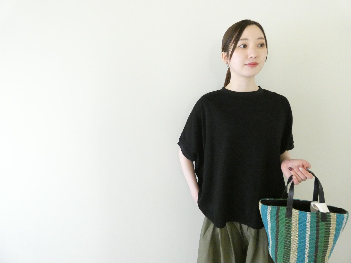 ichi(イチ) ミニ裏毛ワイドプルオーバーの商品画像2