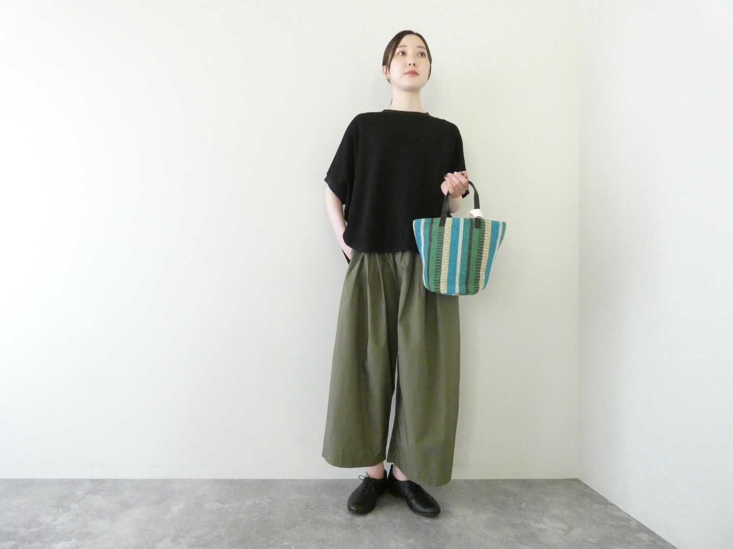 ichi(イチ) ミニ裏毛ワイドプルオーバーの商品画像4