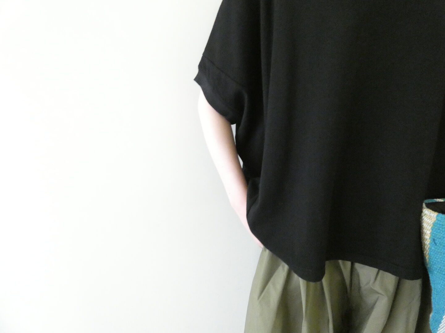ichi(イチ) ミニ裏毛ワイドプルオーバーの商品画像6