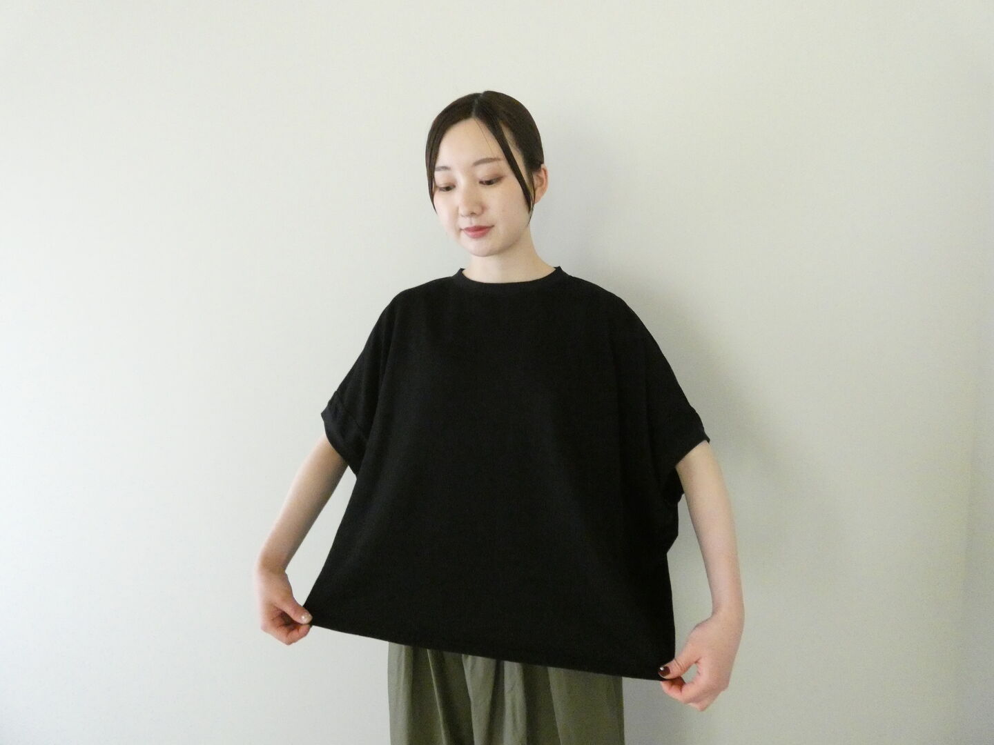 ichi(イチ) ミニ裏毛ワイドプルオーバーの商品画像7