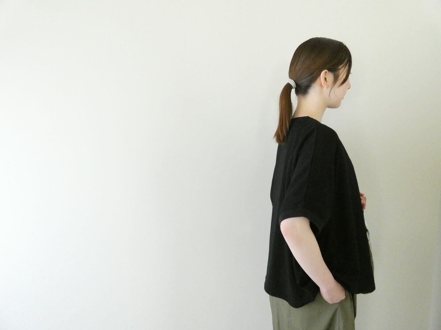 ichi(イチ) ミニ裏毛ワイドプルオーバーの商品画像8