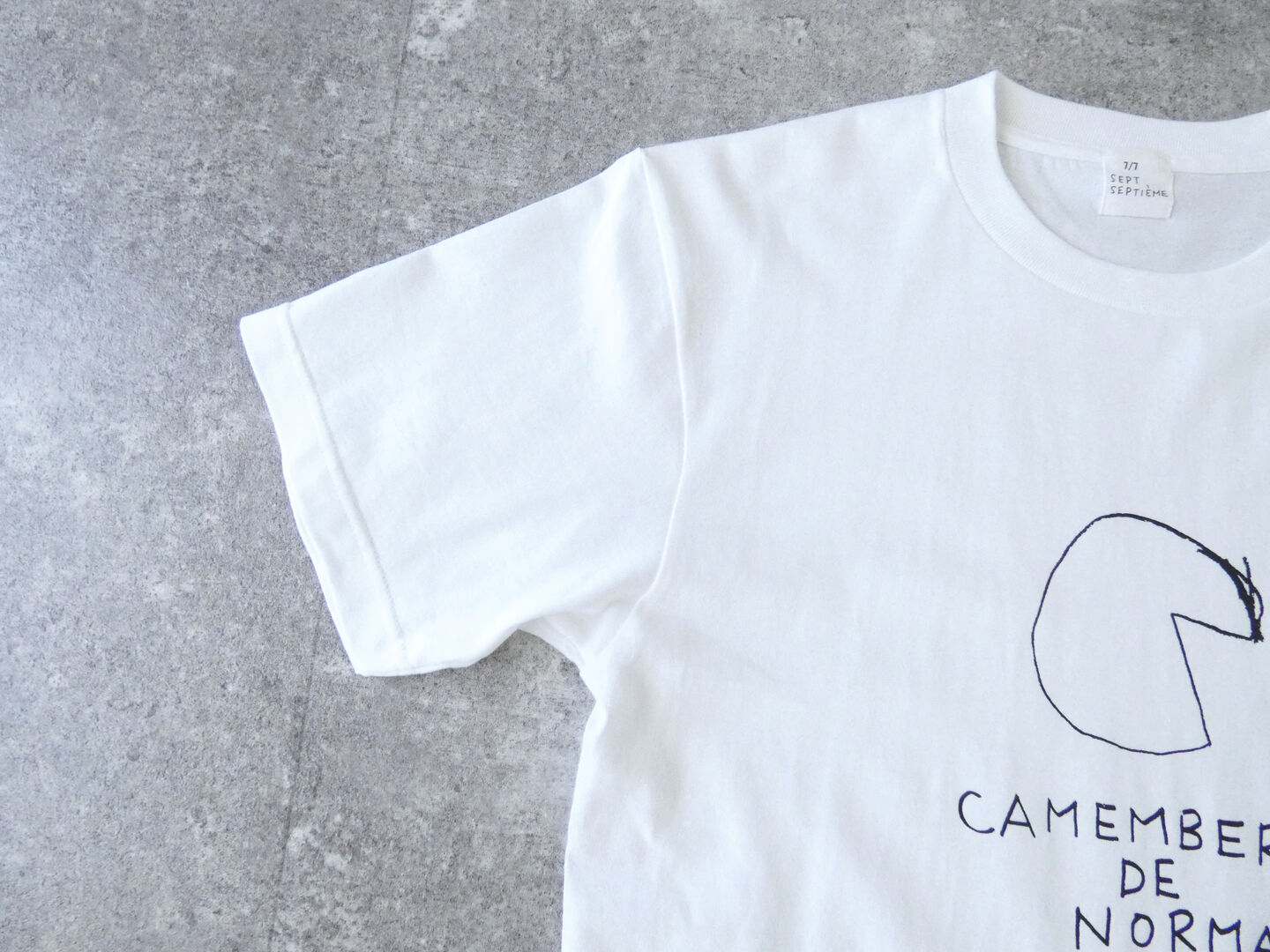 CLASKA(クラスカ) Tシャツ  sept septième （セット・セッティエーム）カマンベールチーズの商品画像24