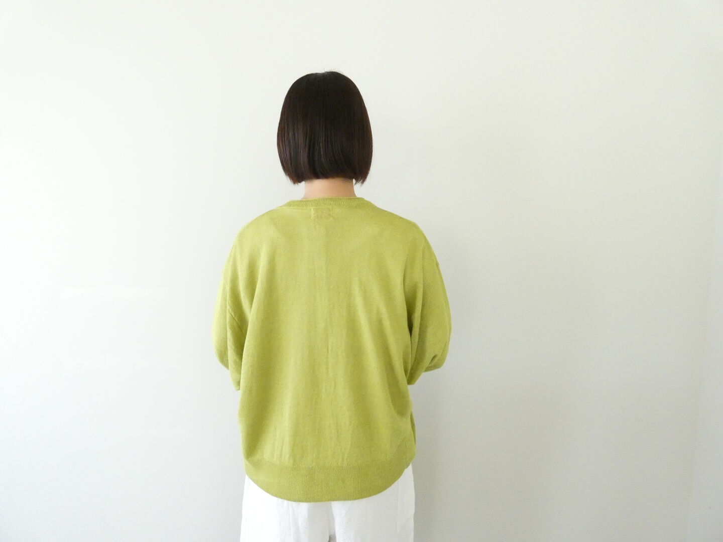 mao made(マオメイド) UVリネンニット いつものやつ！7分袖ドルマンスリーブカーディガンの商品画像5