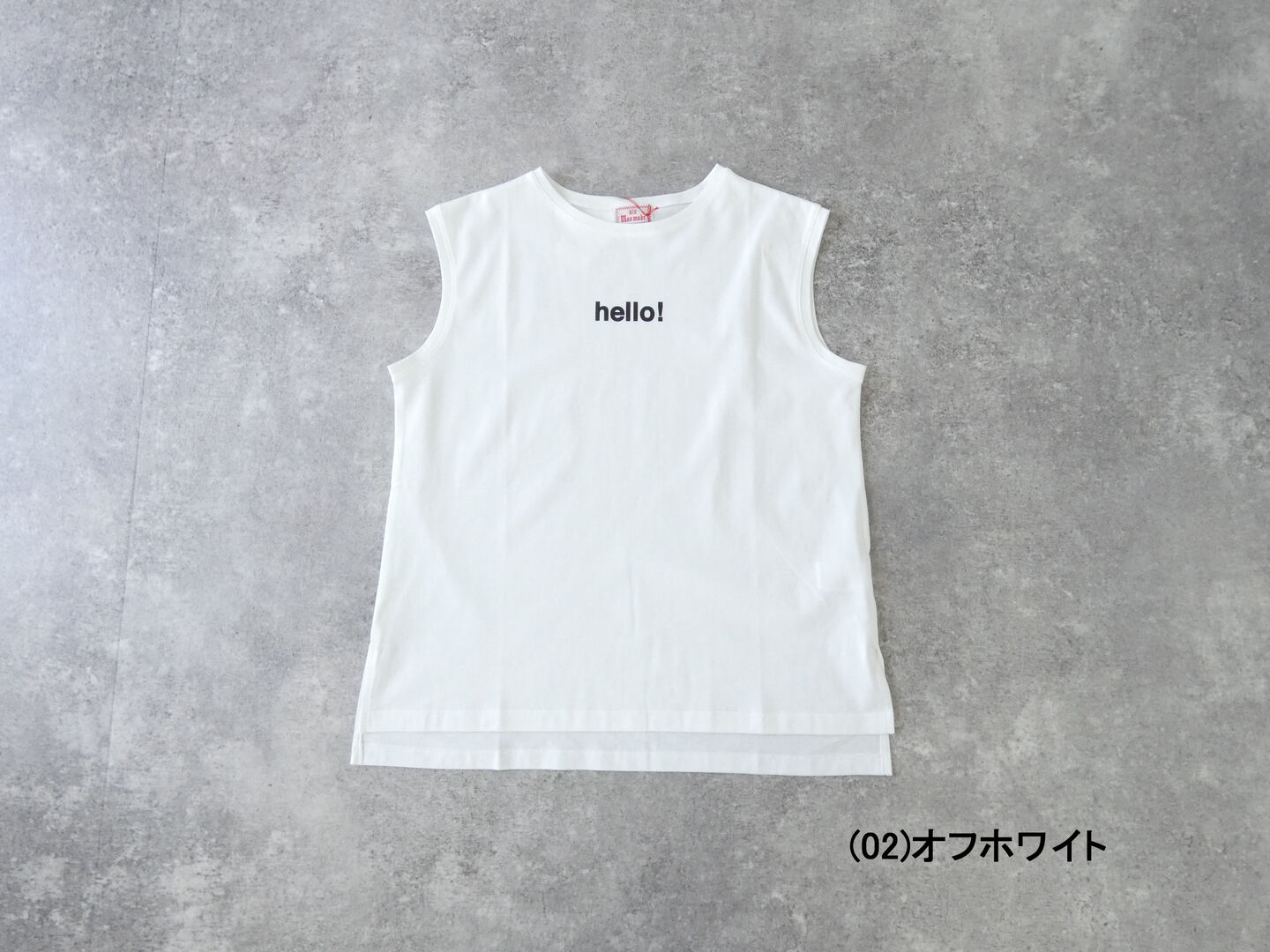 mao made(マオメイド) きれいめ天竺プリントT helloプリントタンクの商品画像28