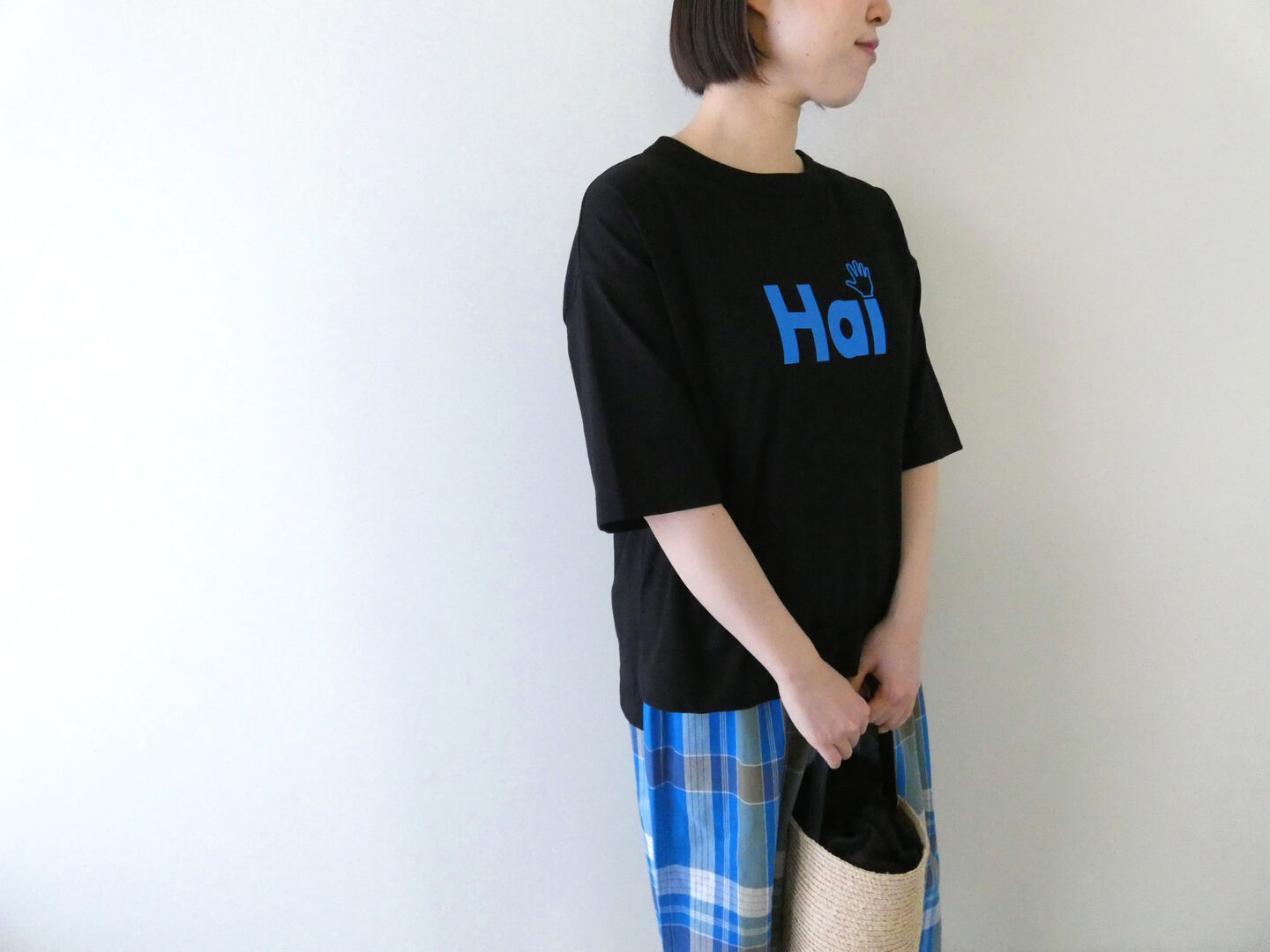 mao made(マオメイド) きれいめ天竺プリント Hai TEEの商品画像2