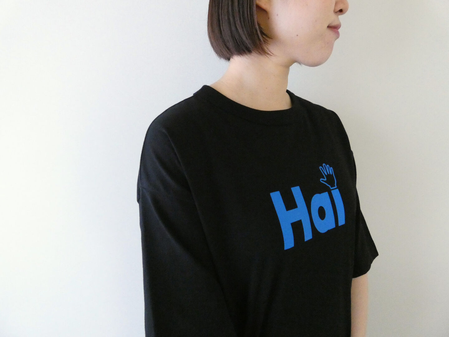 mao made(マオメイド) きれいめ天竺プリント Hai TEEの商品画像6