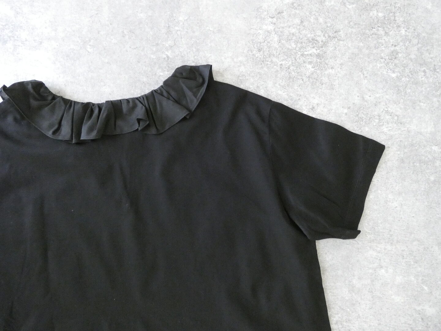 mizuiro ind(ミズイロインド) frill collar skipper T shirt　フリルカラースキッパーTシャツの商品画像22