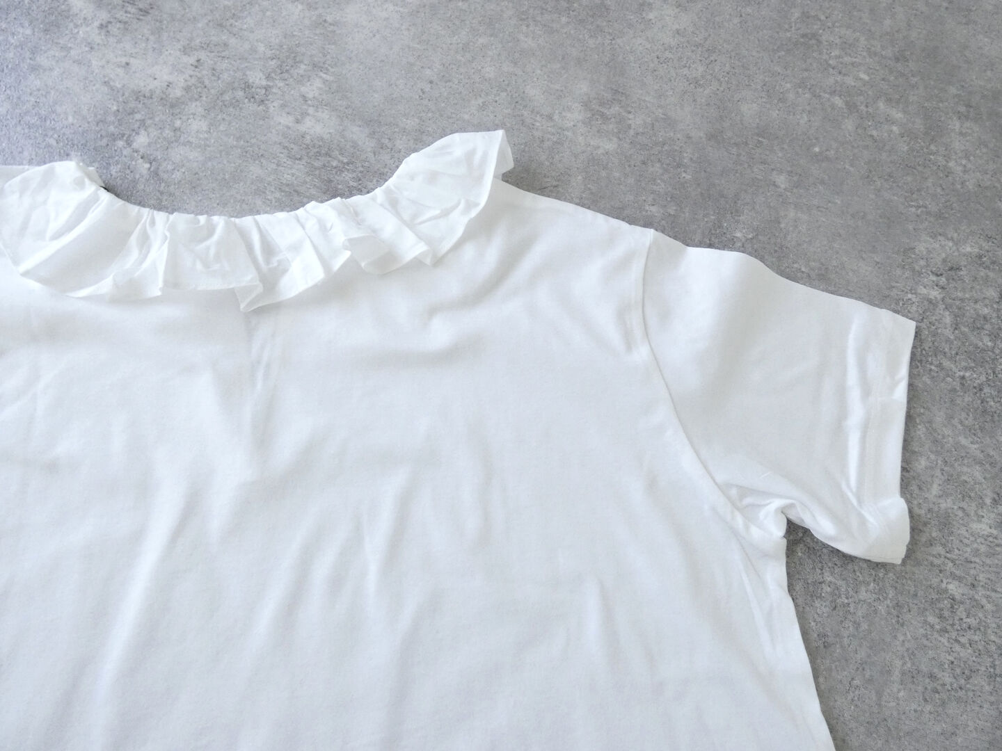 mizuiro ind(ミズイロインド) frill collar skipper T shirt　フリルカラースキッパーTシャツの商品画像34