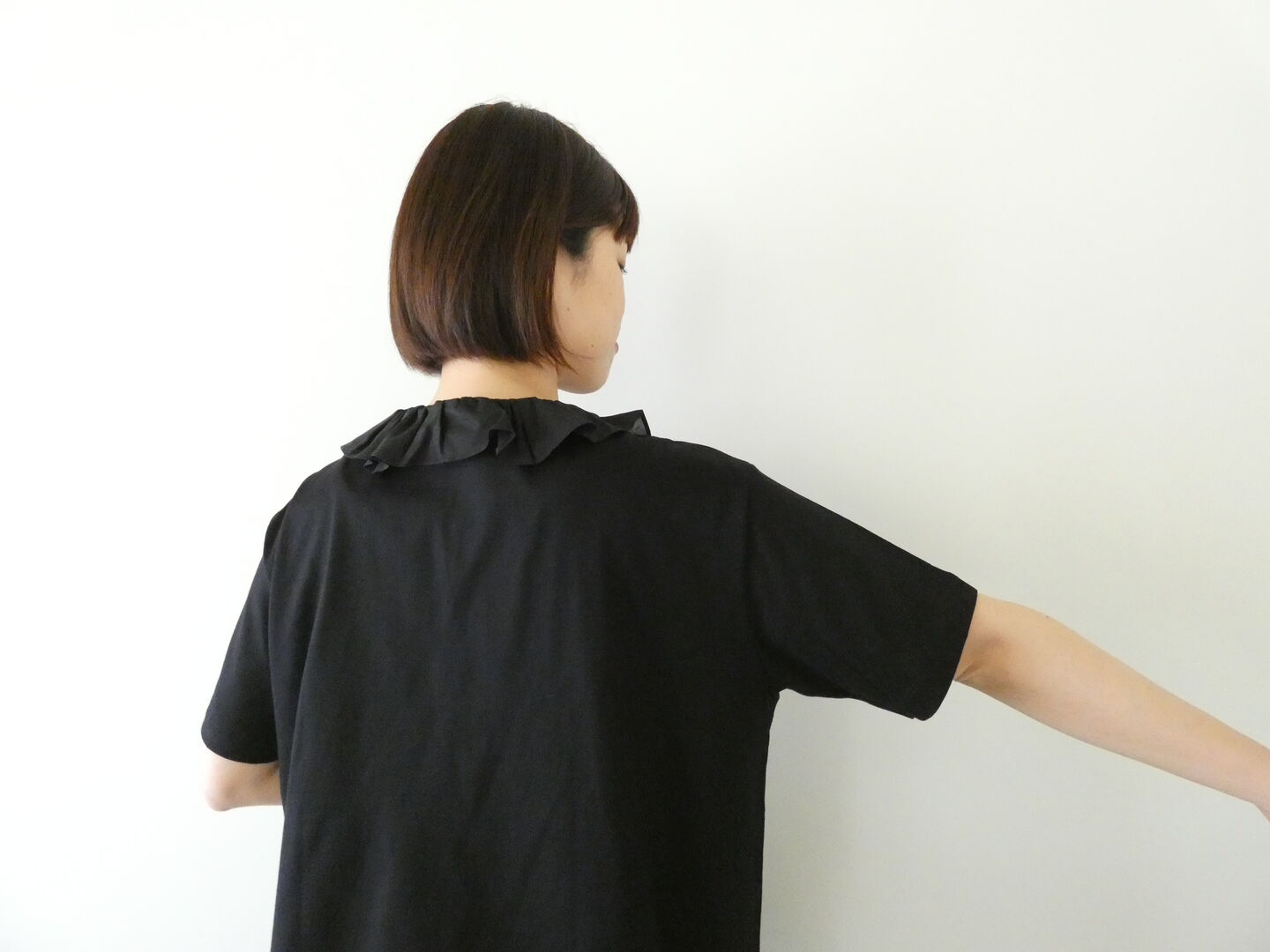 mizuiro ind(ミズイロインド) frill collar skipper T shirt　フリルカラースキッパーTシャツの商品画像7