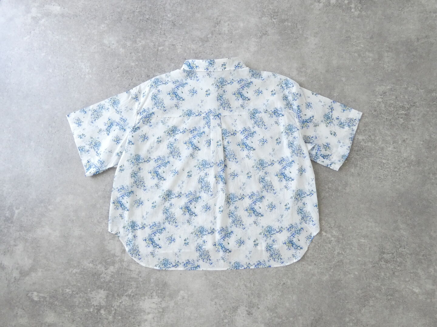 mizuiro ind(ミズイロインド) flower print half shirt フラワープリント半袖シャツの商品画像12