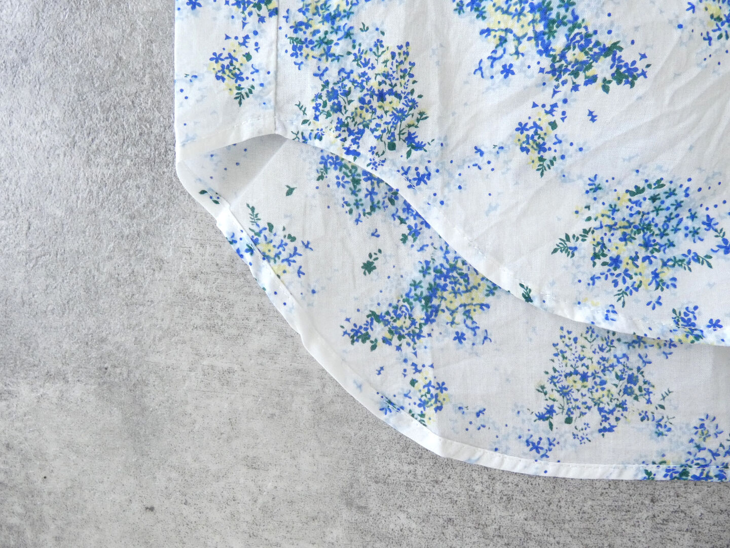 mizuiro ind(ミズイロインド) flower print half shirt フラワープリント半袖シャツの商品画像18