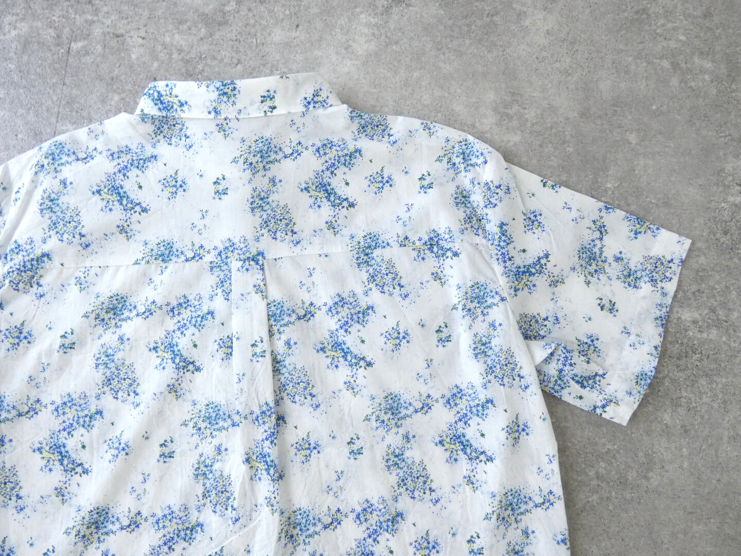mizuiro ind(ミズイロインド) flower print half shirt フラワープリント半袖シャツの商品画像21