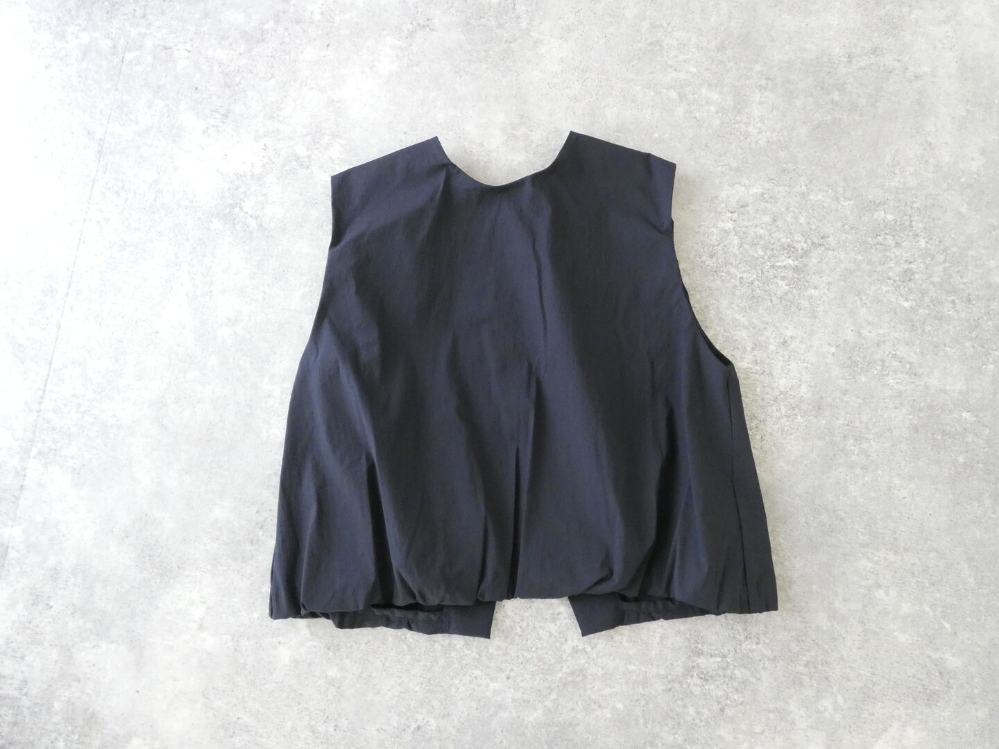 mizuiro ind(ミズイロインド) ballon hem N/S P/O バルーンヘムノースリーブプルオーバーの商品画像3