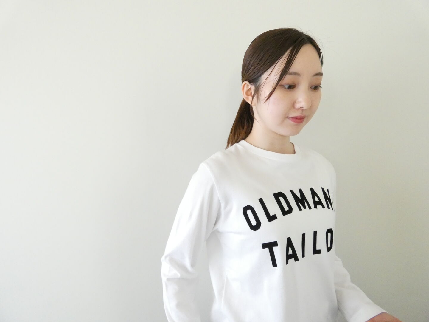 R&D.M.Co-(オールドマンズテーラー) OMT FLOCKY PRINT CREW L/S TEEの商品画像4