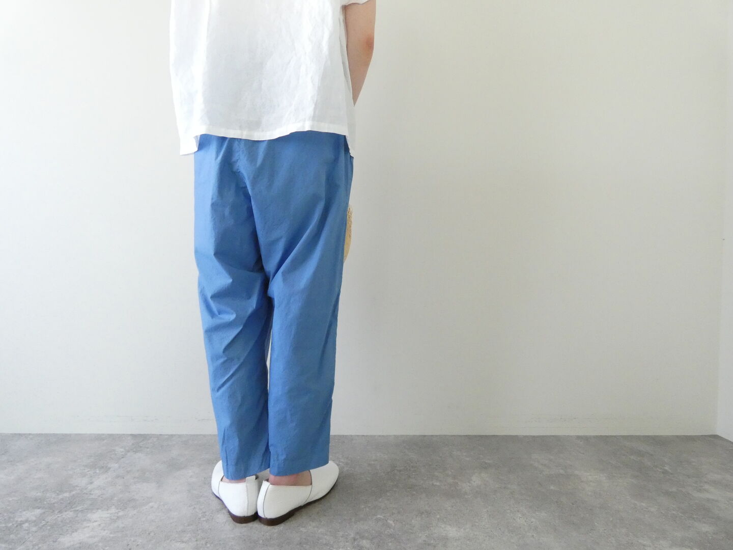 R&D.M.Co-(オールドマンズテーラー) GARMENT DYE TYPEWRITER SARROUEL TAPERED GUM PANTSの商品画像10