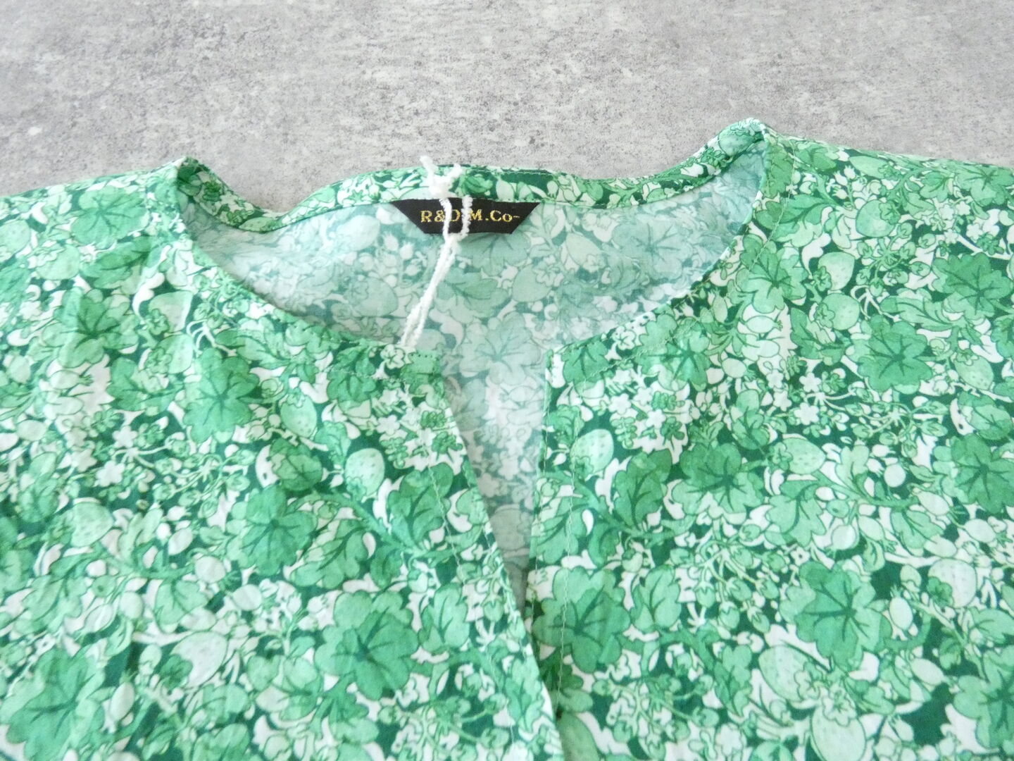 R&D.M.Co-(オールドマンズテーラー) TYPEWRITER WILD BERRY FLORAL PULLOVER BAGGY BLOUSEの商品画像22