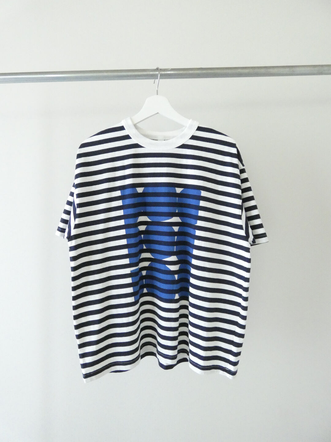 prit(プリット) 18/1空紡度詰天竺ボーダーフレームドットプリントTシャツの商品画像10