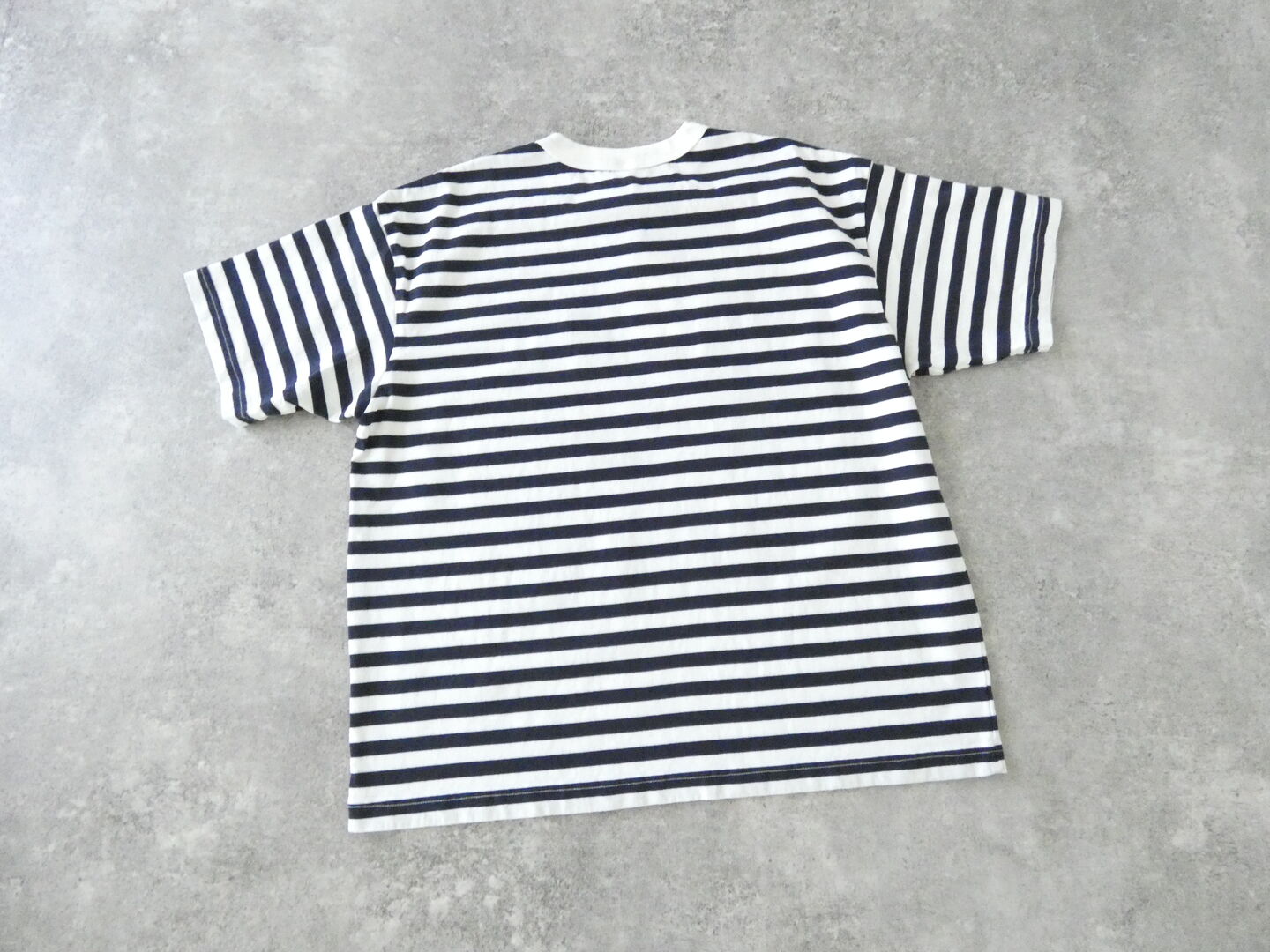 prit(プリット) 18/1空紡度詰天竺ボーダーフレームドットプリントTシャツの商品画像11