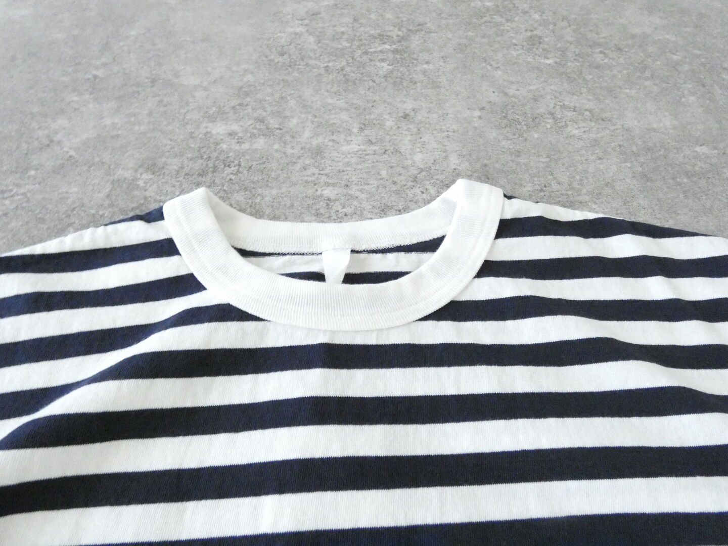 prit(プリット) 18/1空紡度詰天竺ボーダーフレームドットプリントTシャツの商品画像22