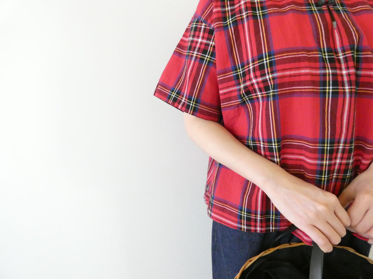 Sarahwear(サラウェア) 双子ボタンスキッパータータンチェックシャツの商品画像22