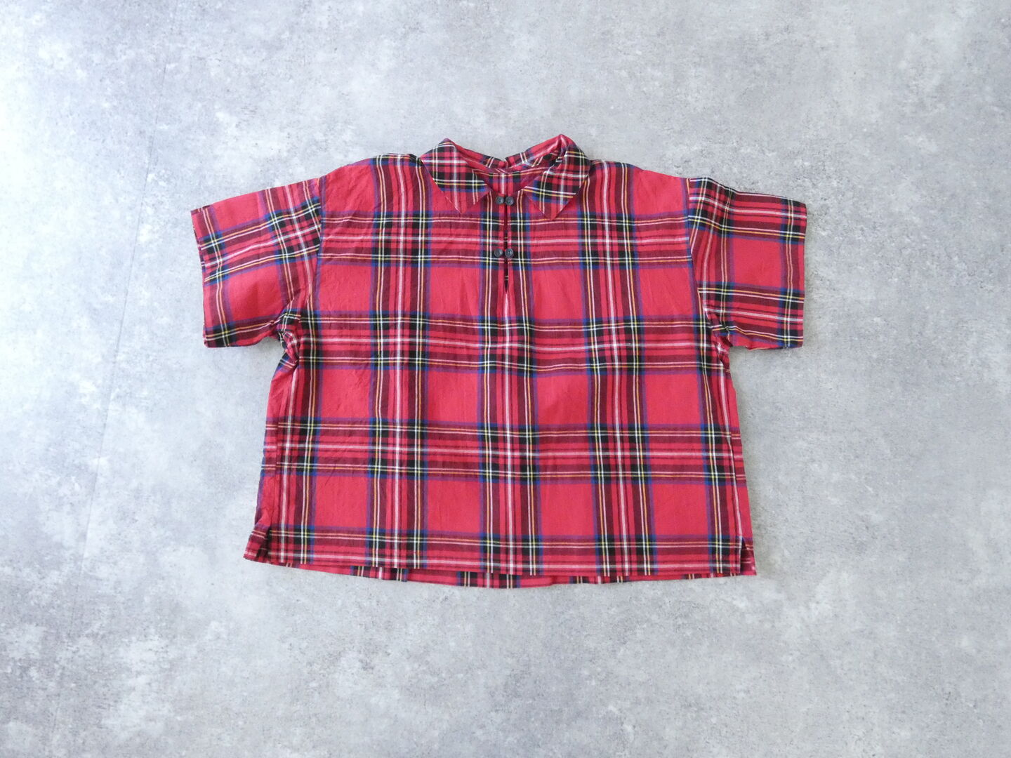 Sarahwear(サラウェア) 双子ボタンスキッパータータンチェックシャツの商品画像3