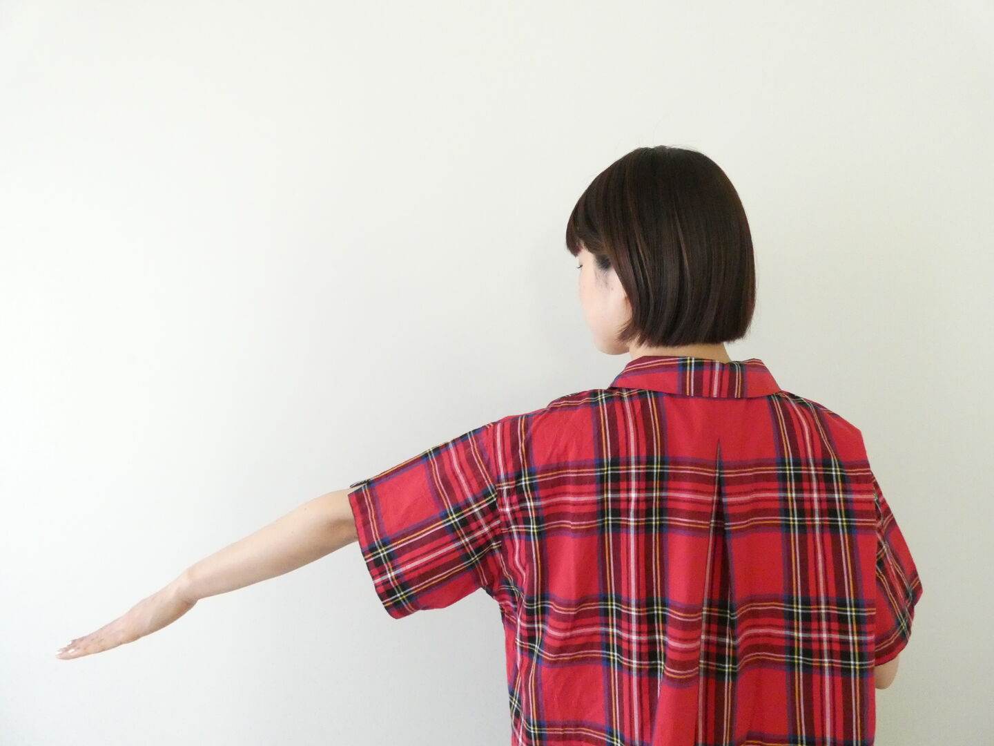 Sarahwear(サラウェア) 双子ボタンスキッパータータンチェックシャツの商品画像8