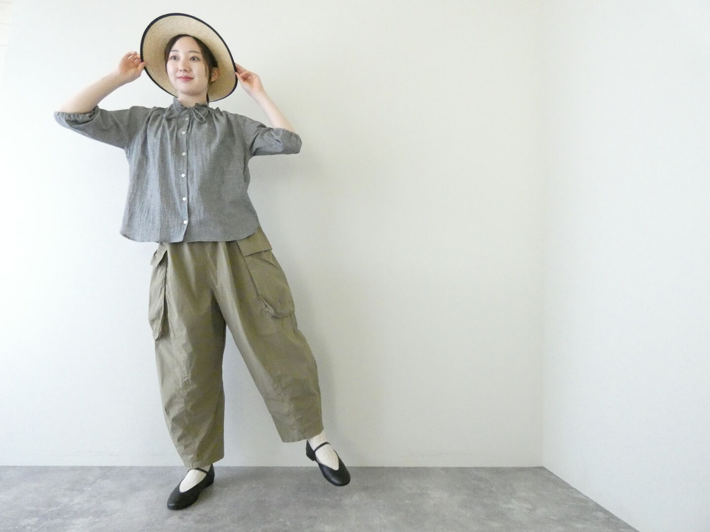 TANG(タング) 綿麻ダンプワッシャーカーゴパンツの商品画像1