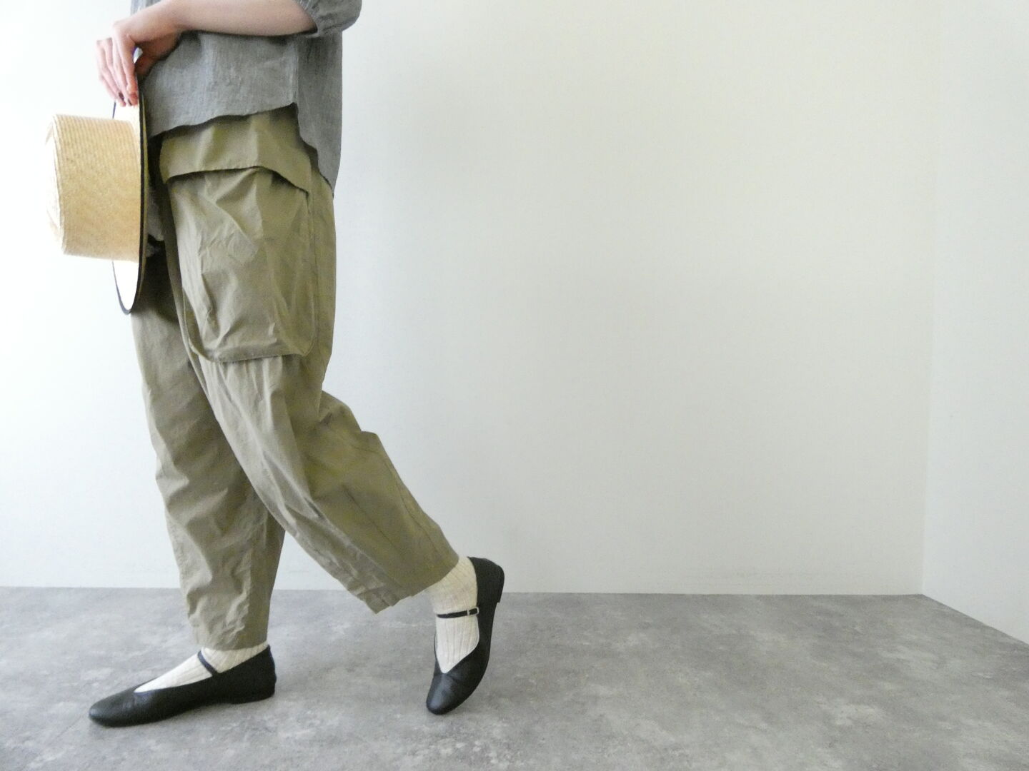 TANG(タング) 綿麻ダンプワッシャーカーゴパンツの商品画像6