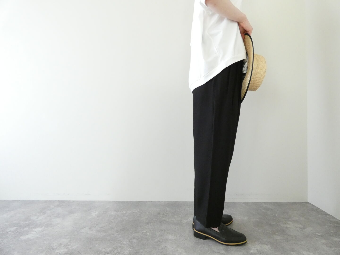 TRAVAIL MANUEL(トラバイユマニュアル) ヴィンテージツイル4タックジョッパーズの商品画像2