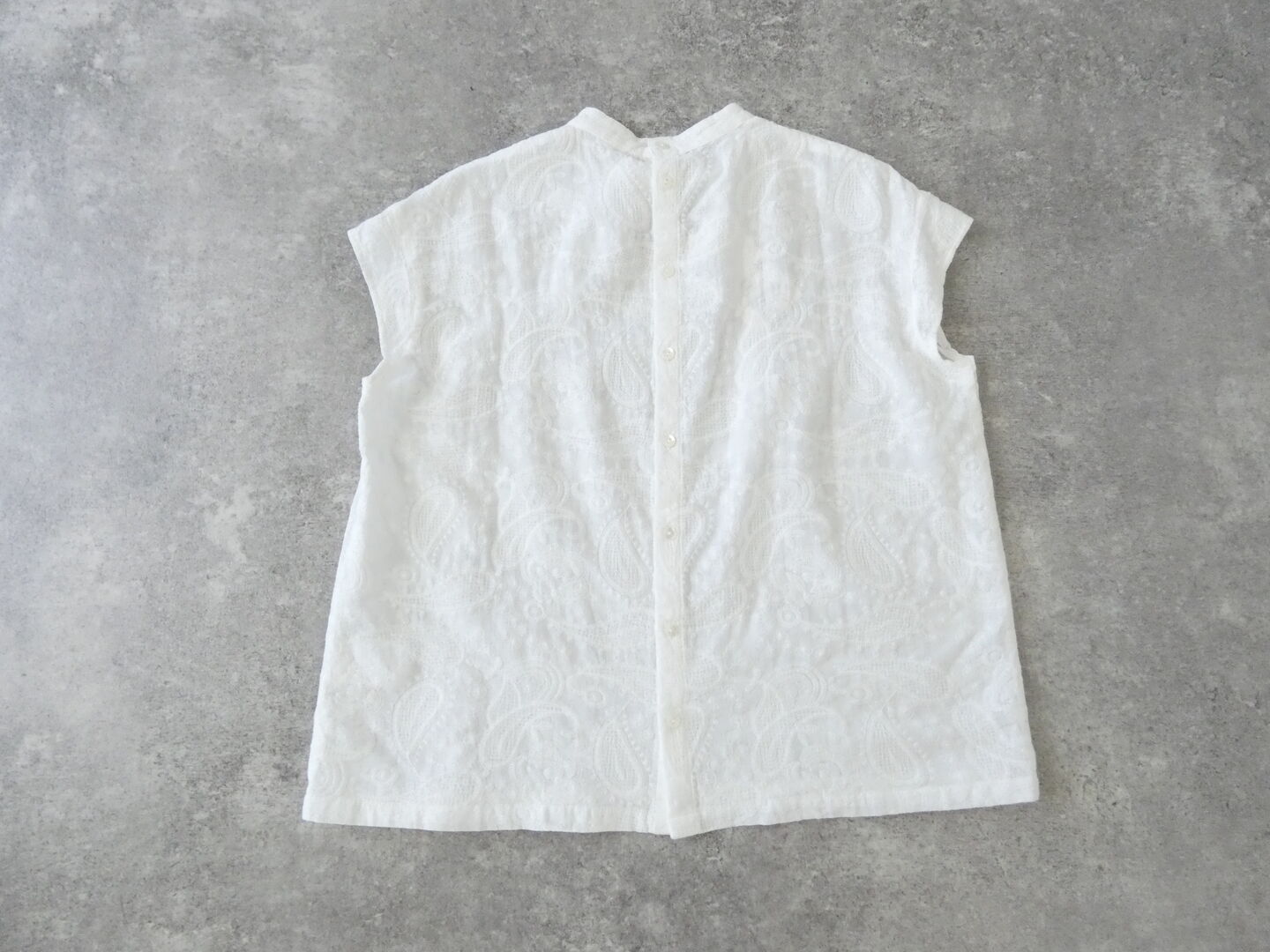 NOMBRE IMPAIR(ノンブルアンペール) 薄手綿ペイズリー刺繍フレンチブラウスの商品画像10