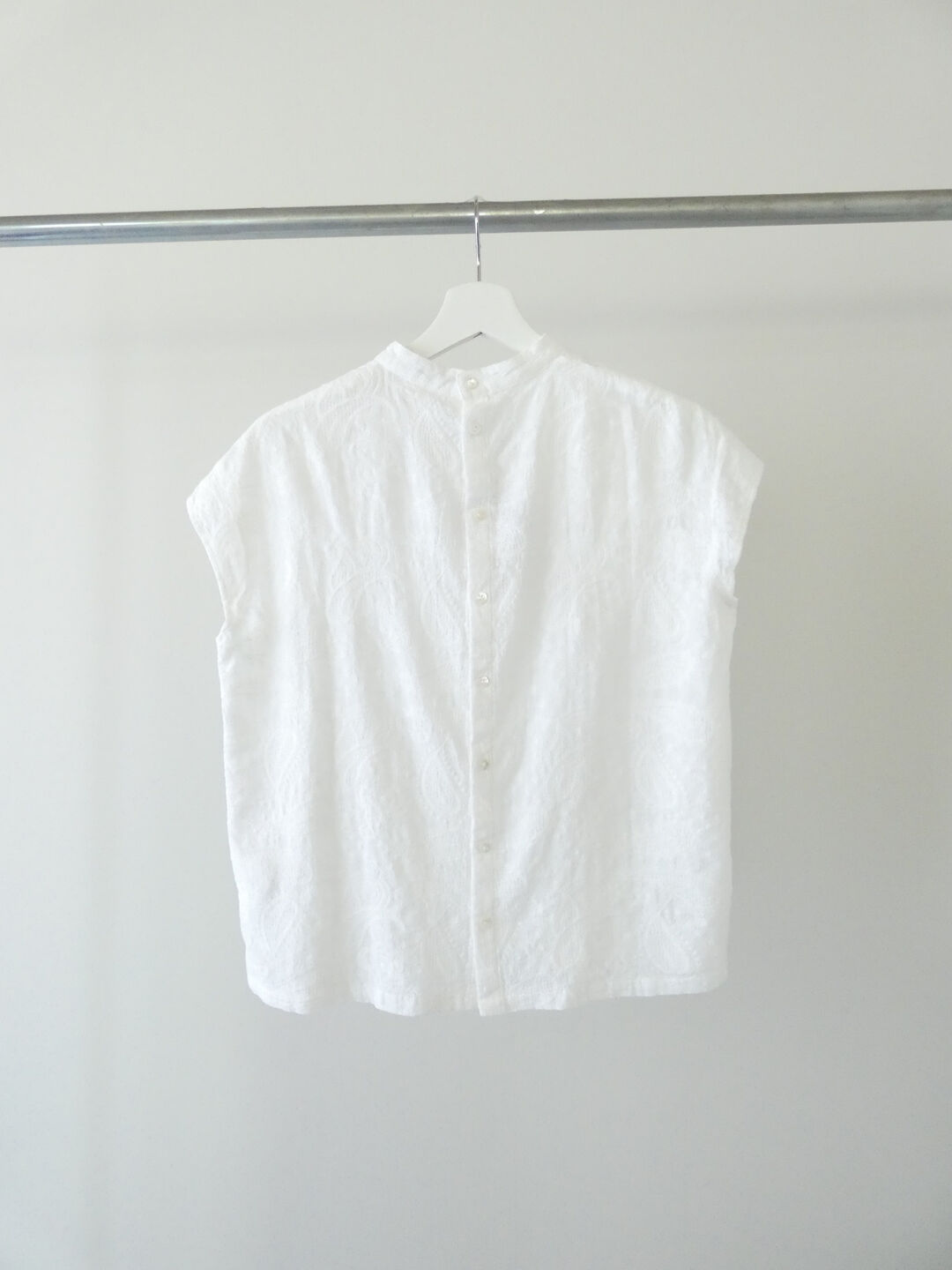 NOMBRE IMPAIR(ノンブルアンペール) 薄手綿ペイズリー刺繍フレンチブラウスの商品画像11