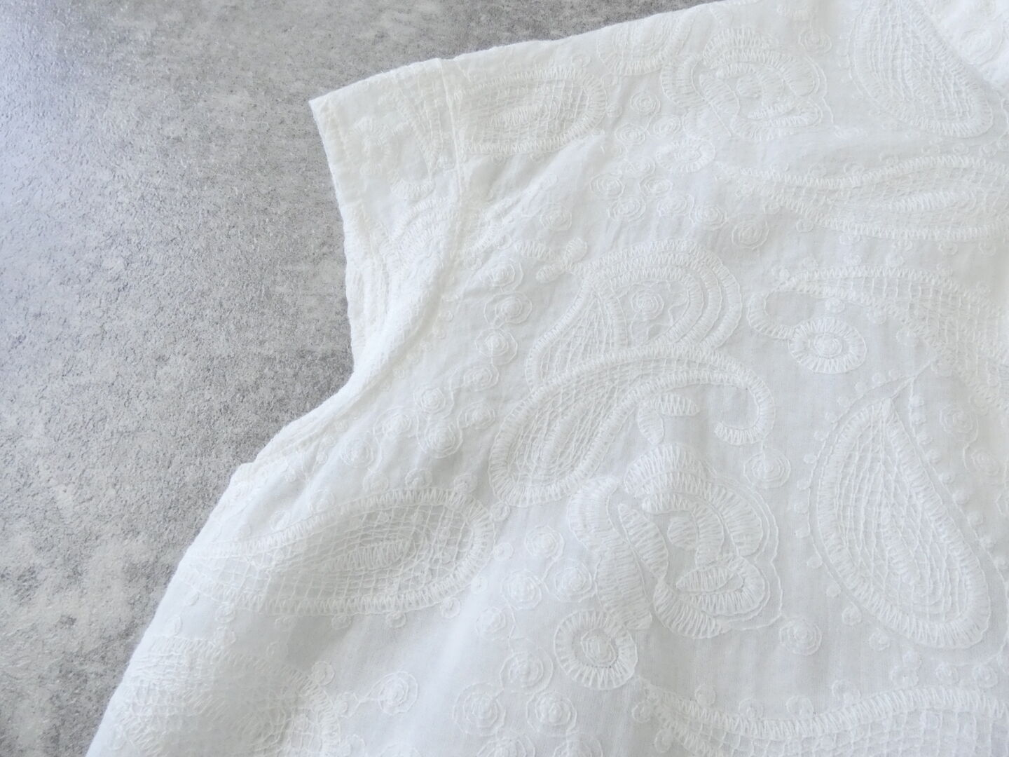 NOMBRE IMPAIR(ノンブルアンペール) 薄手綿ペイズリー刺繍フレンチブラウスの商品画像22