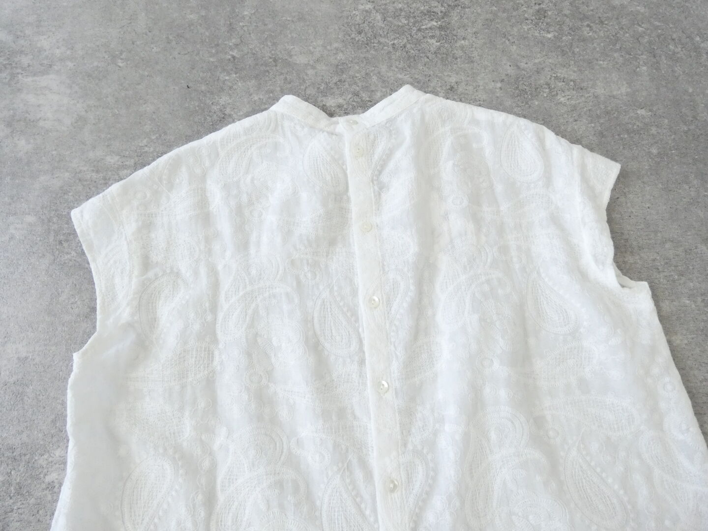 NOMBRE IMPAIR(ノンブルアンペール) 薄手綿ペイズリー刺繍フレンチブラウスの商品画像25
