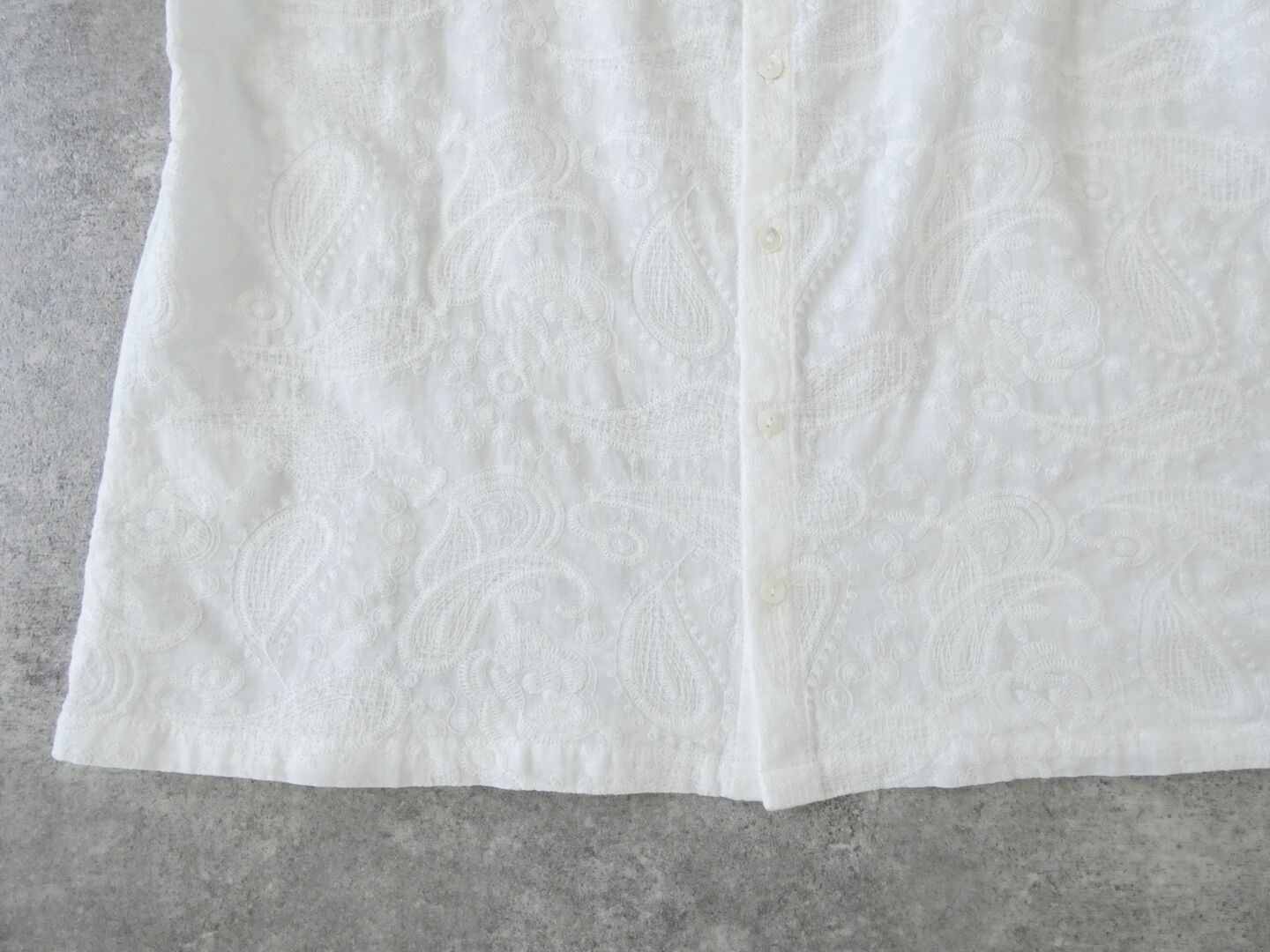 NOMBRE IMPAIR(ノンブルアンペール) 薄手綿ペイズリー刺繍フレンチブラウスの商品画像26