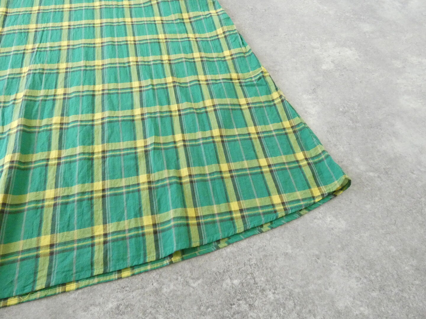 ichi(イチ) ワッシャーチェックノースリフレアドレスの商品画像26