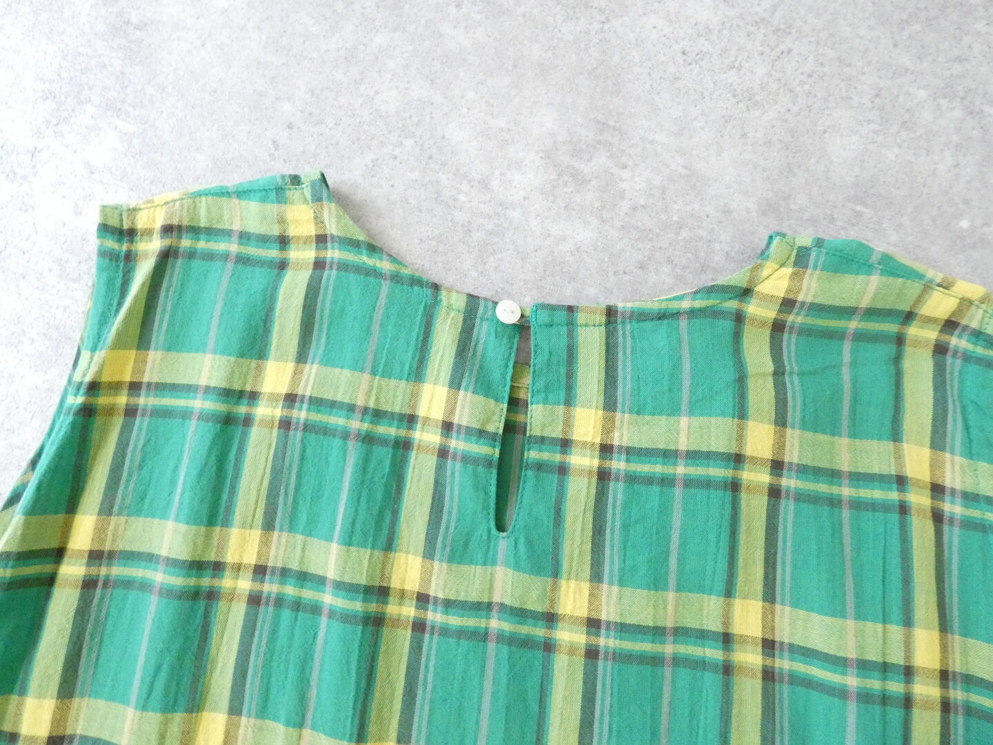 ichi(イチ) ワッシャーチェックノースリフレアドレスの商品画像28